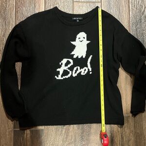 State of Mind Black Sweater with Ghost Design